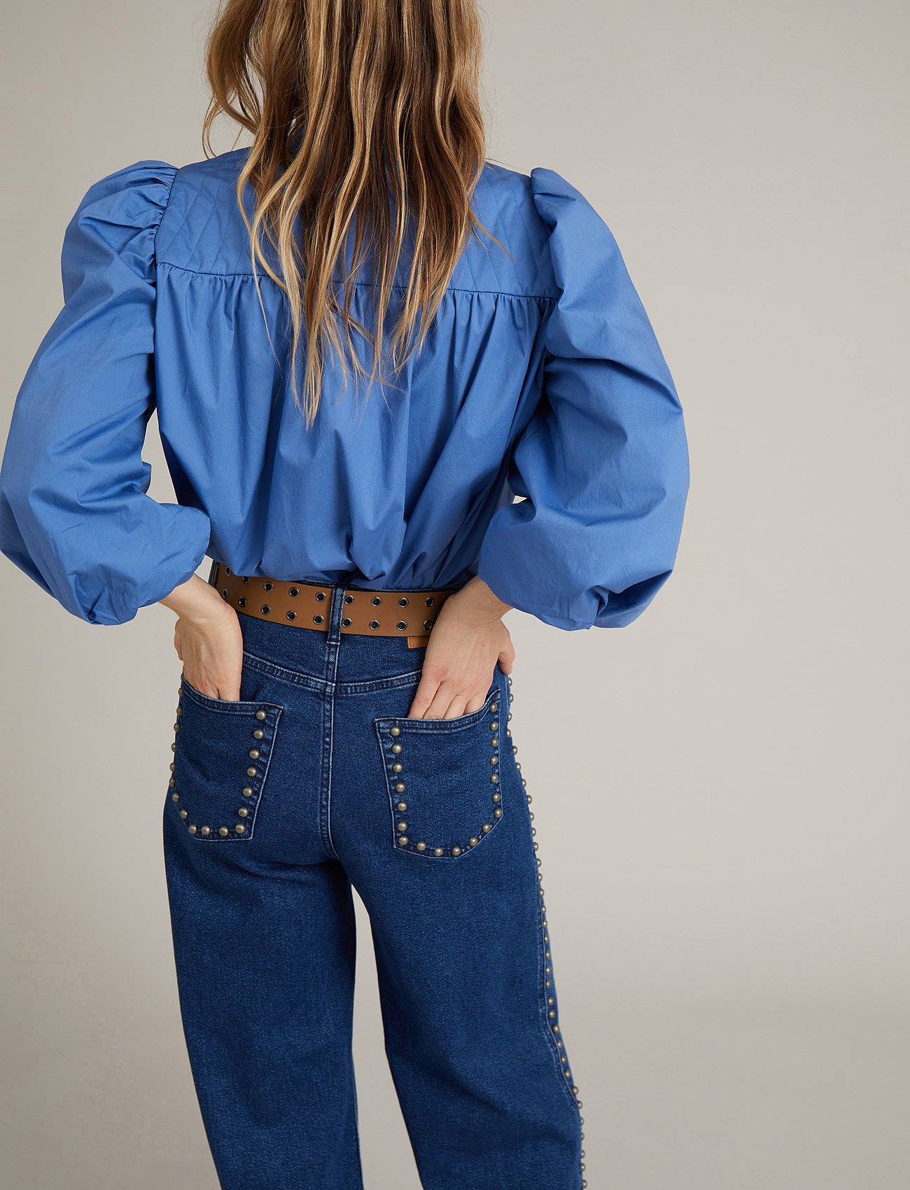 Munthe - CHEER - langärmlige blusen - indigo - 5