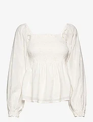 Munthe - VEG - long-sleeved blouses - ivory - 0