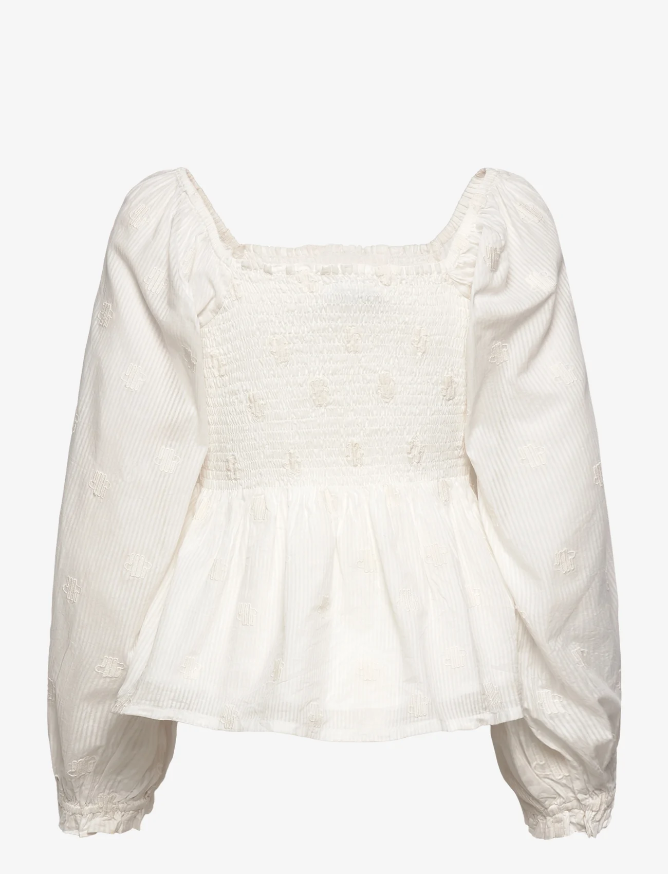 Munthe - VEG - long-sleeved blouses - ivory - 1
