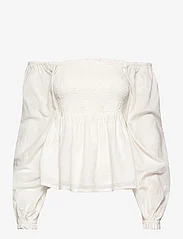 Munthe - VEG - long-sleeved blouses - ivory - 2
