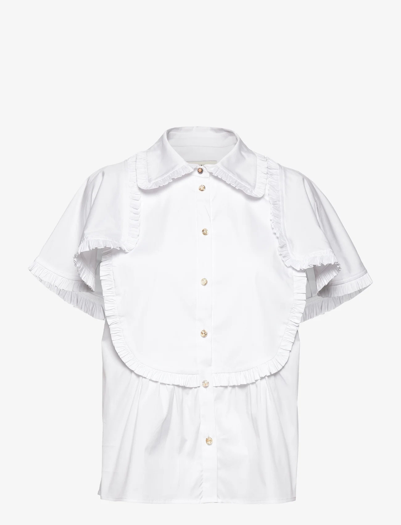 Munthe - VADUA - kortärmade skjortor - white - 0