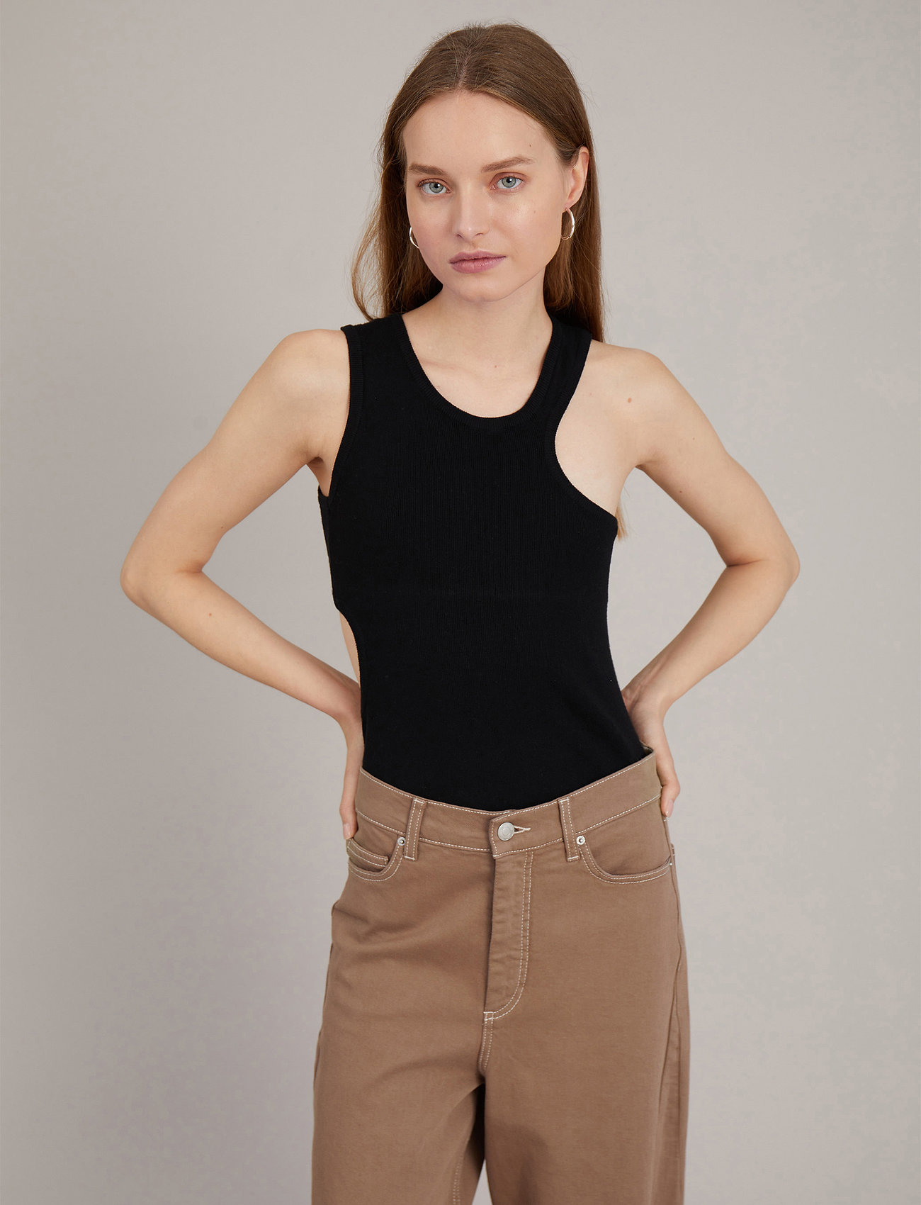 Munthe Vannabil, 38, T-shirts & Oberteile, Schwarz - Sleeveless, Frauen