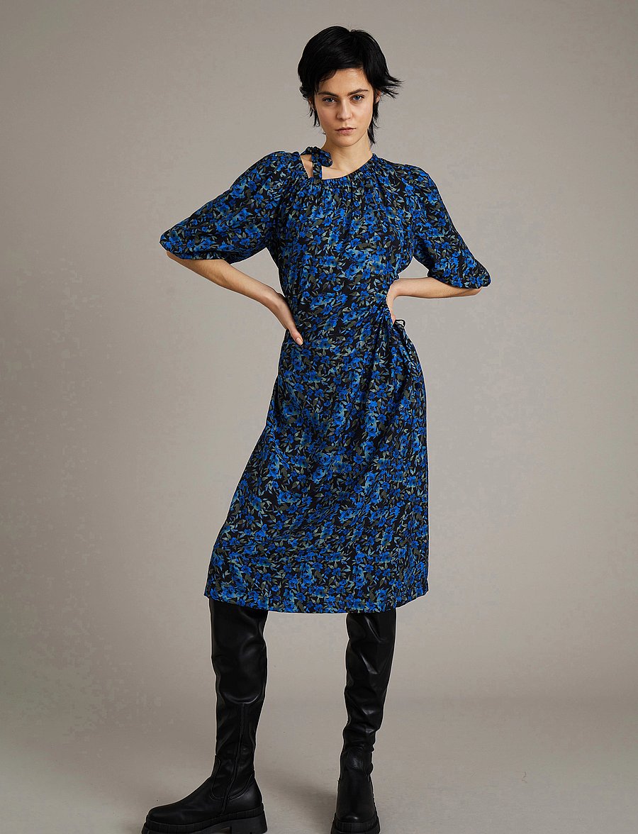 Munthe - ALARISA - midikleider - blue - 0