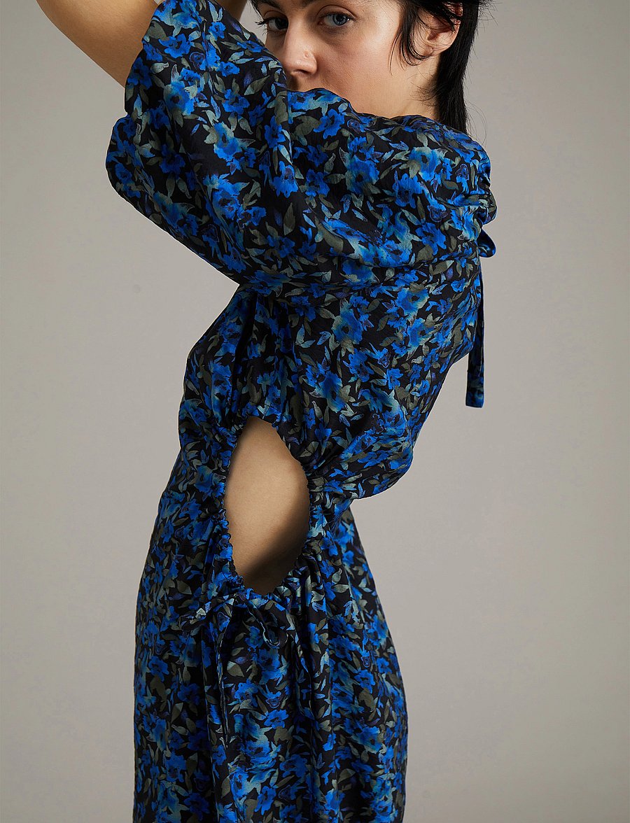 Munthe - ALARISA - midikleider - blue - 4