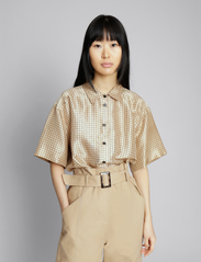 Munthe - EVINA - blouses korte mouwen - sand - 4