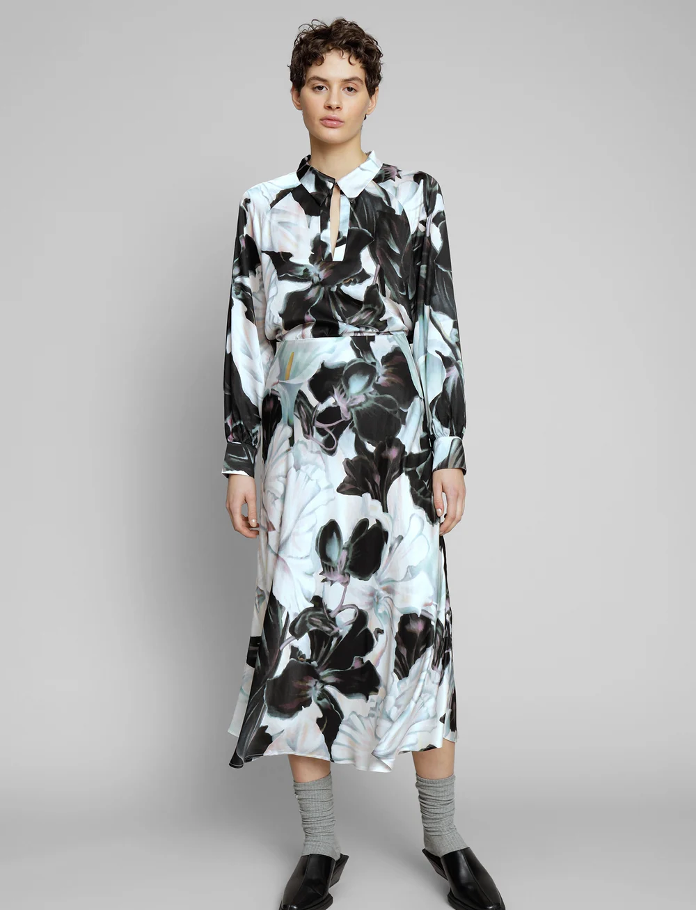 Munthe - CARSON - satiinihameet - ivory - 0