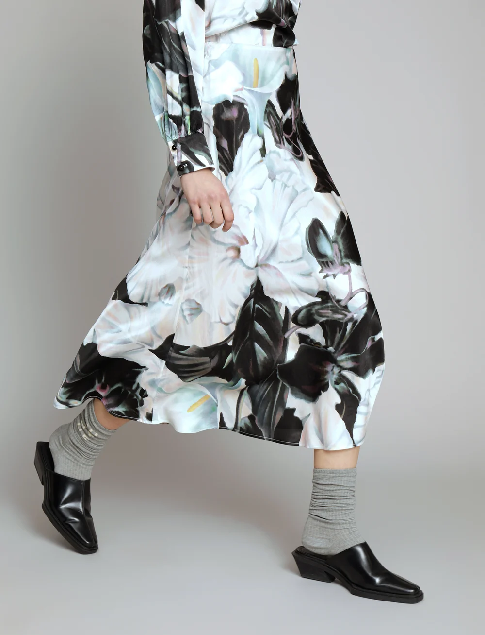 Munthe - CARSON - satiinihameet - ivory - 4