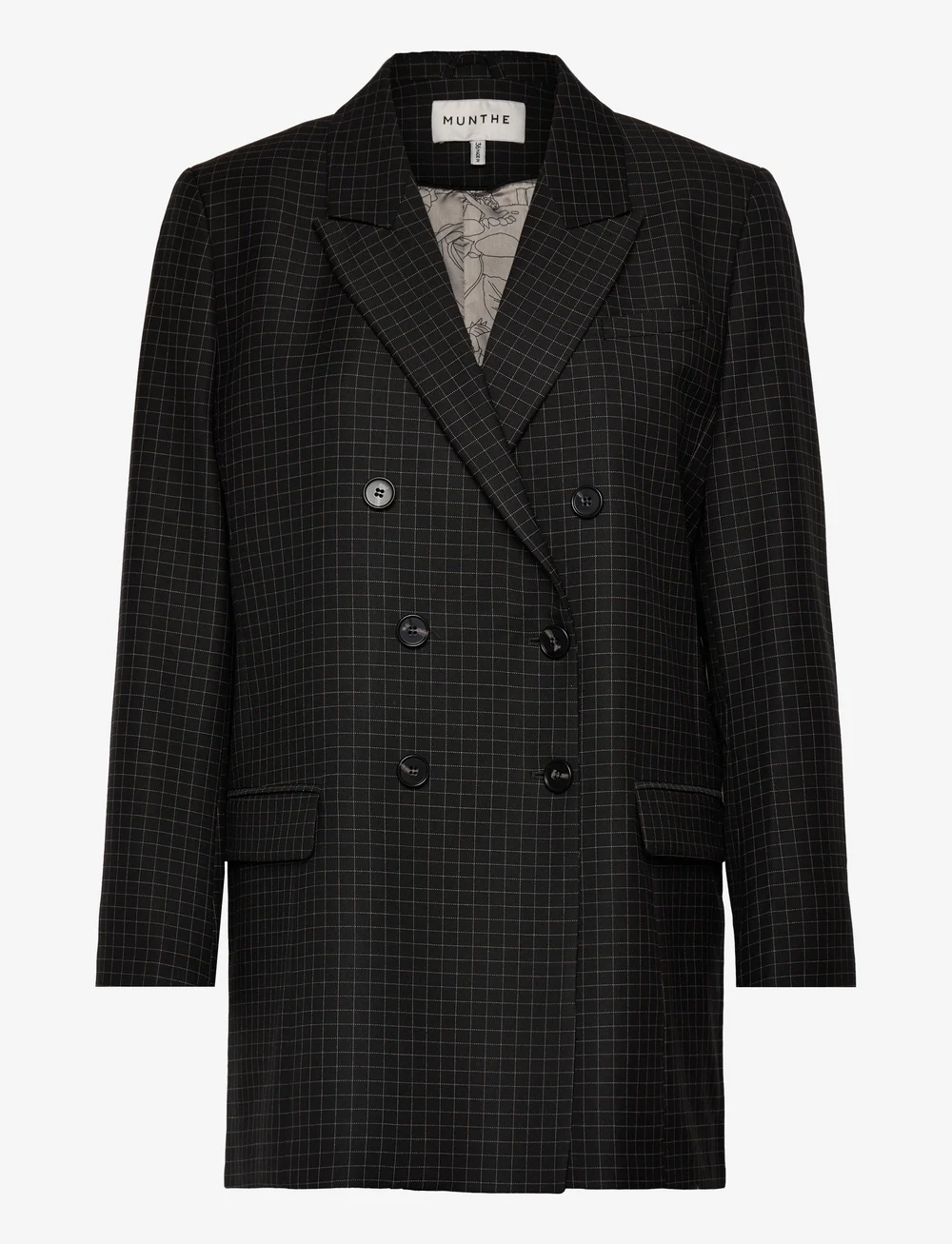 Munthe - EDDISON - dubbelknäppta kavajer - black - 0