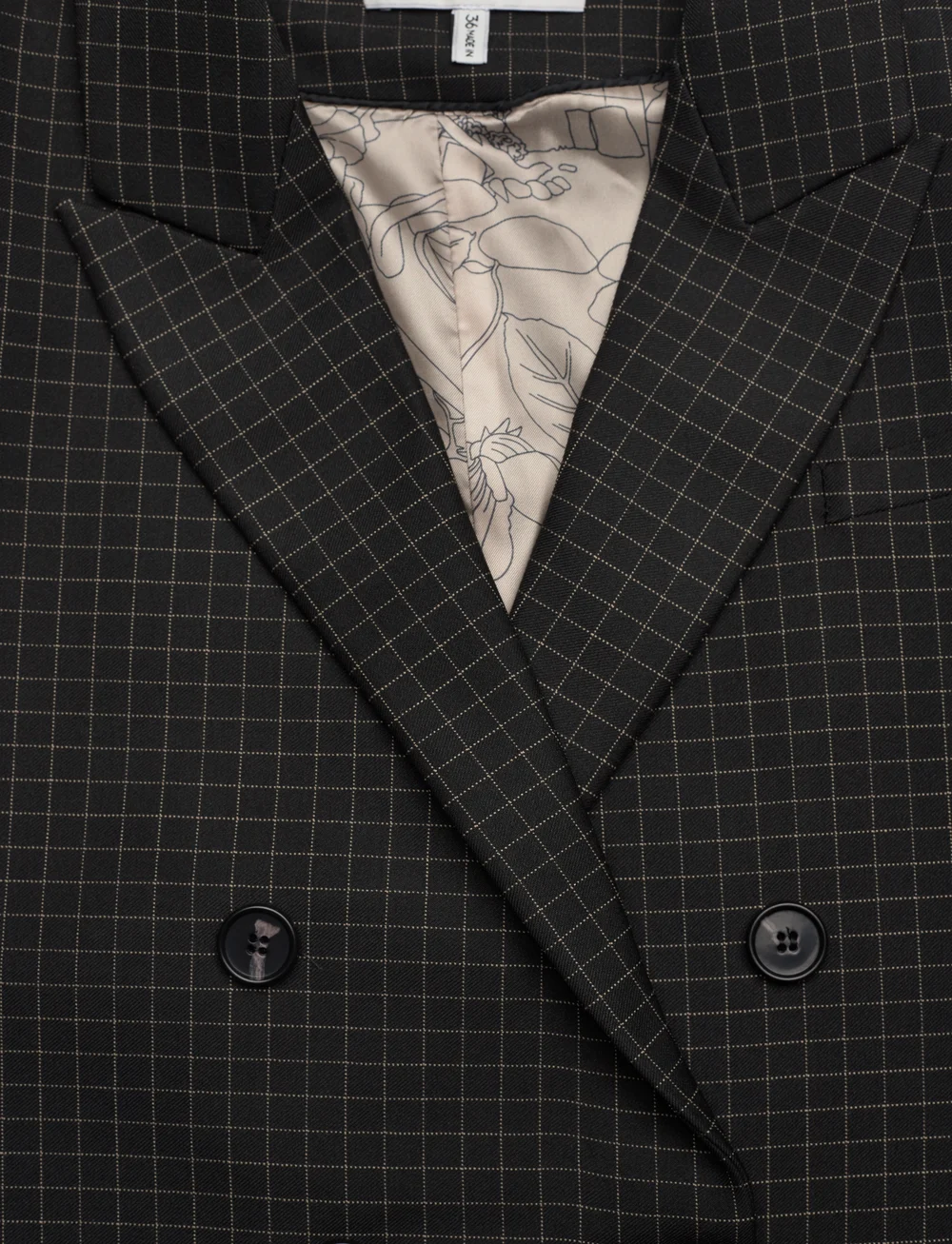 Munthe - EDDISON - dubbelknäppta kavajer - black - 2