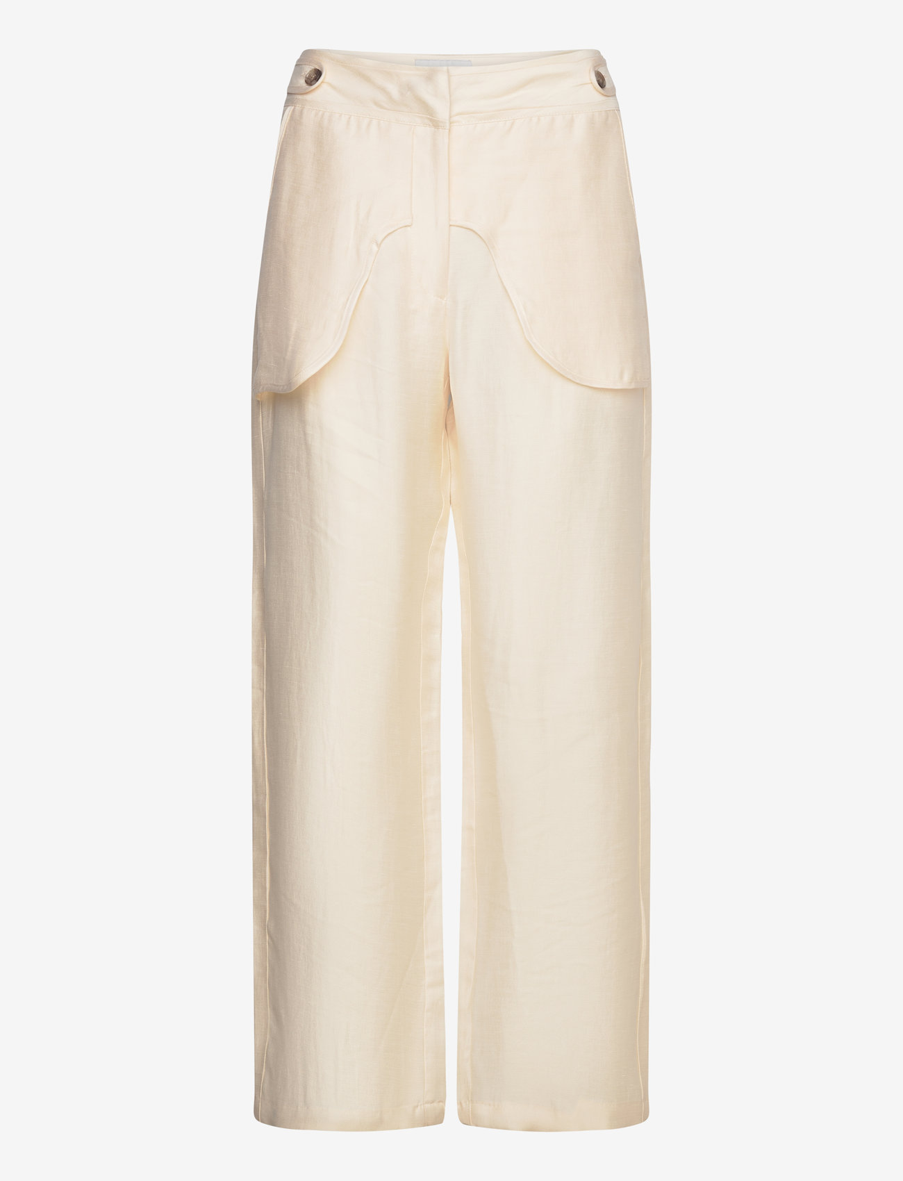 Munthe - MORMADINA - hosen mit weitem bein - creme - 0