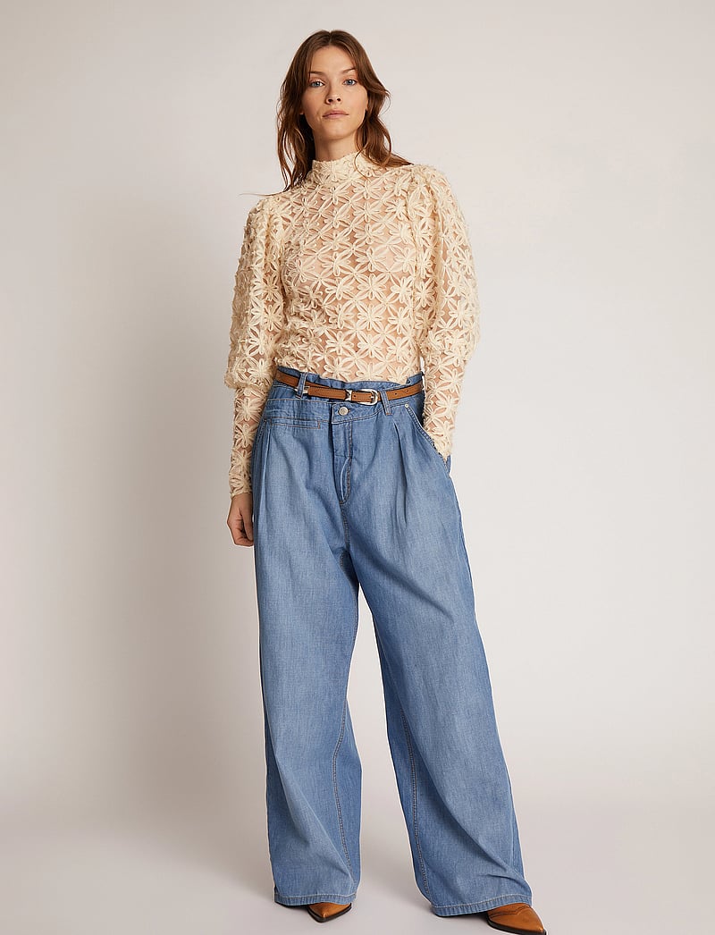 Munthe - THIKI - langärmlige blusen - creme - 0