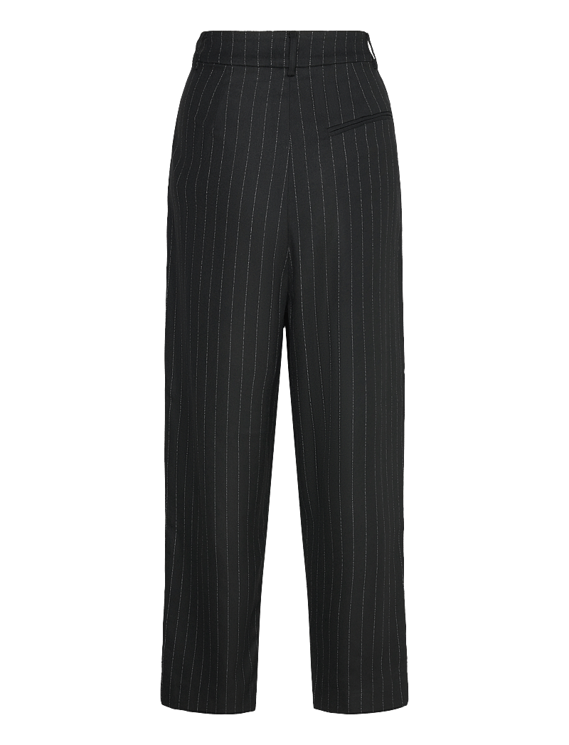 Munthe - EDIE - sirge säärega püksid - black - 2