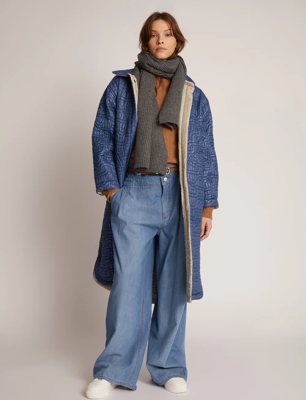 Munthe - TILDOS - vinterkappor - blue - 0
