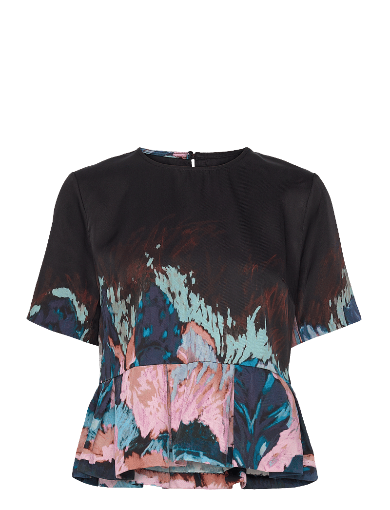 Munthe - SOLUS - short-sleeved blouses - black - 1