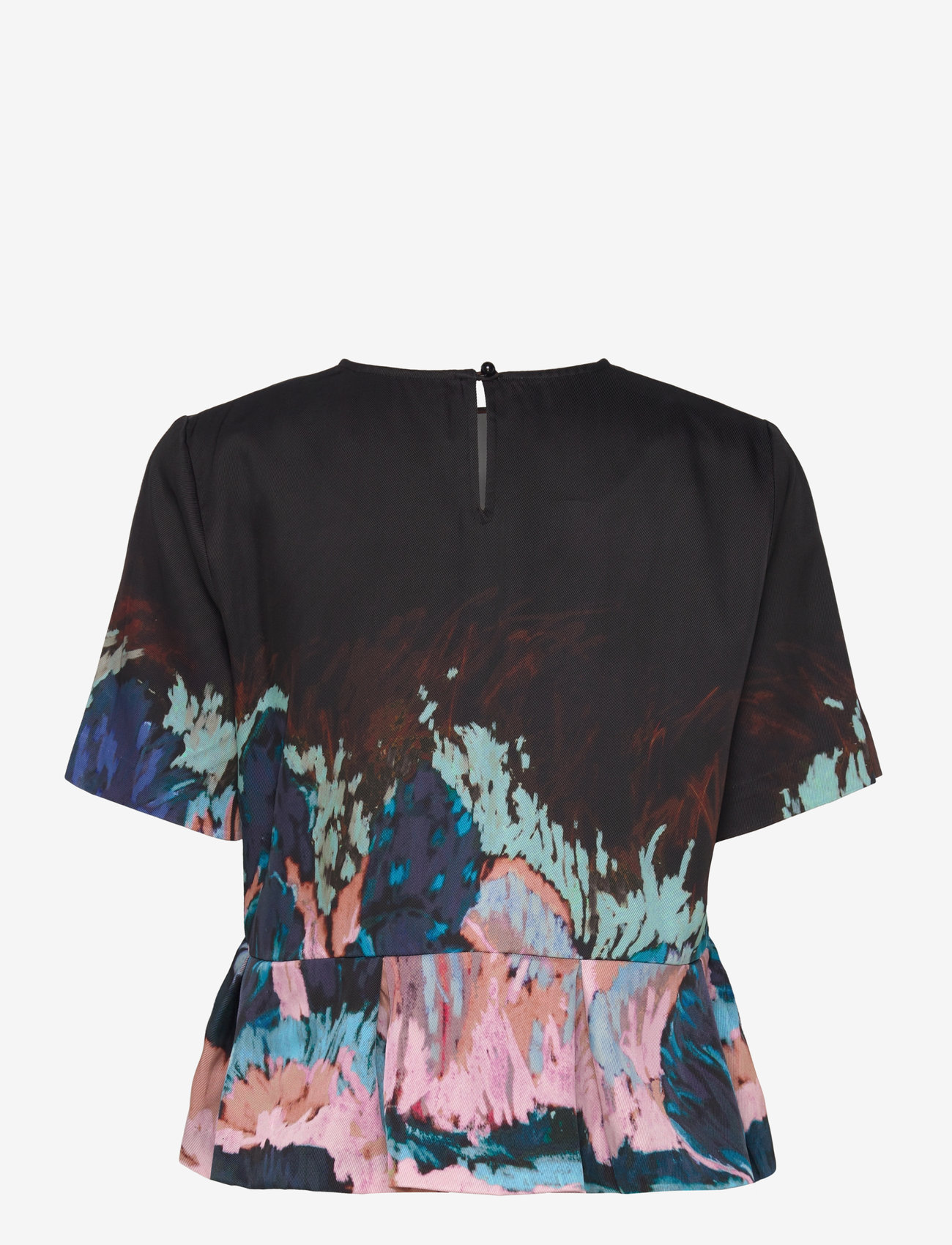 Munthe - SOLUS - kurzämlige blusen - black - 1