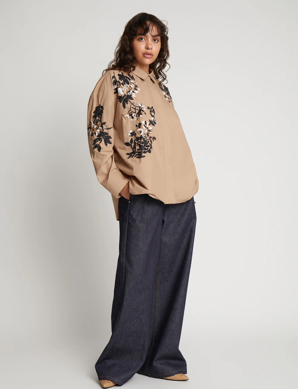 Munthe - SINGUS - koszule z długimi rękawami - camel - 5