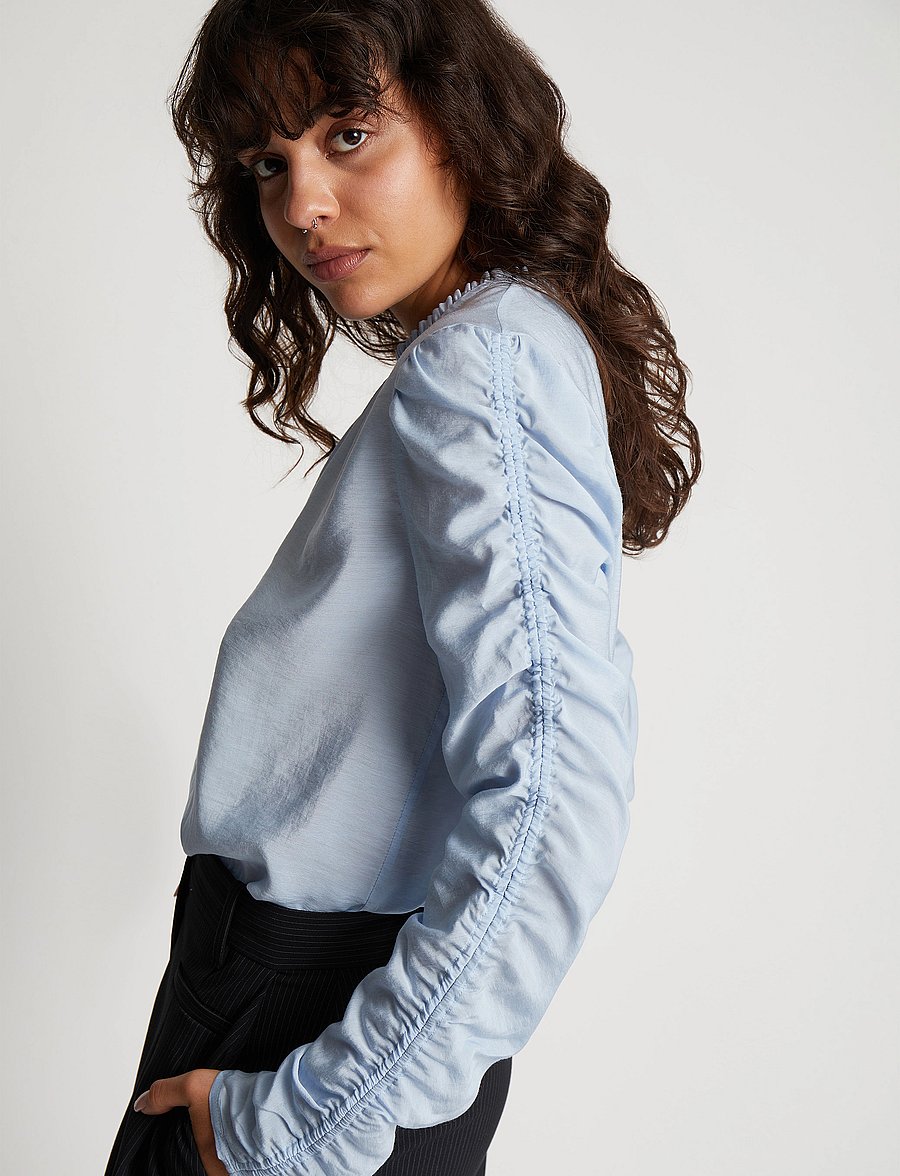 Munthe - SEIMA - langärmelige blusen - light blue - 4