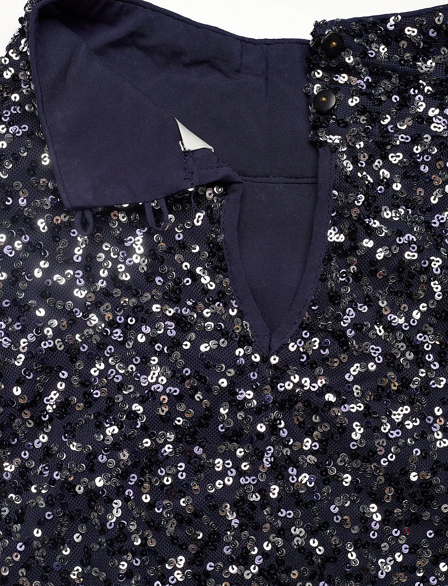 Munthe - SALSU - long sleeved blouses - navy - 3