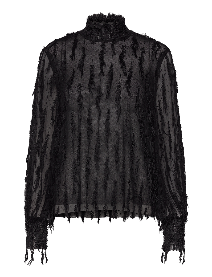 Munthe - SKALLO - langärmelige blusen - black - 1
