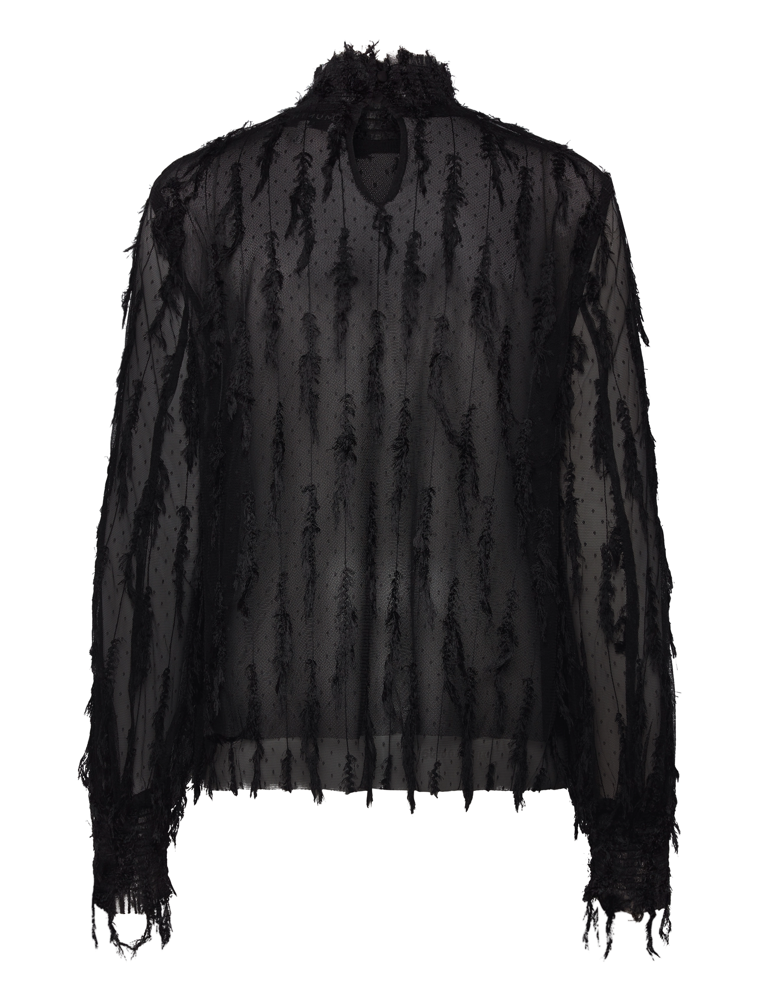 Munthe - SKALLO - långärmade blusar - black - 2