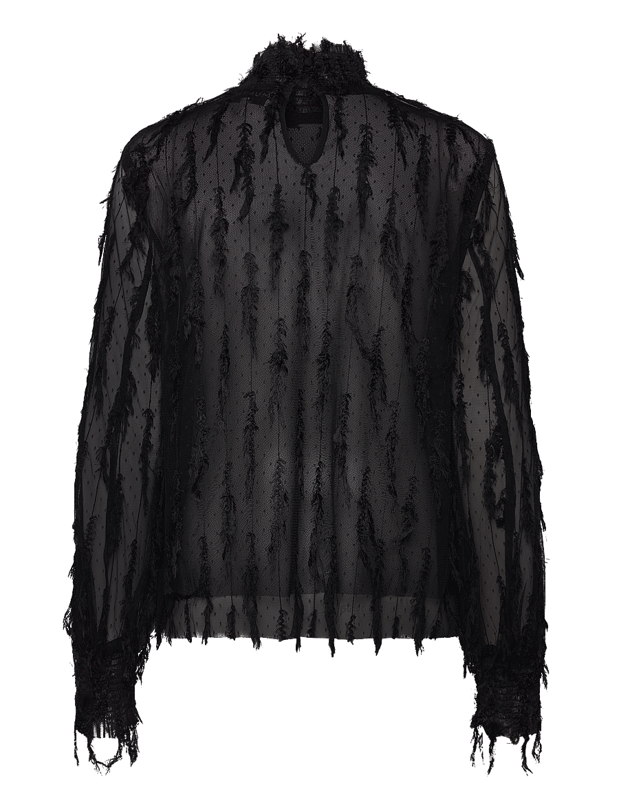 Munthe - SKALLO - langärmelige blusen - black - 2