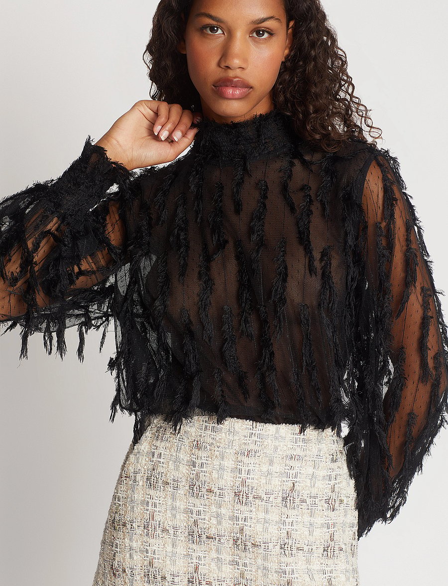 Munthe - SKALLO - langärmelige blusen - black - 5