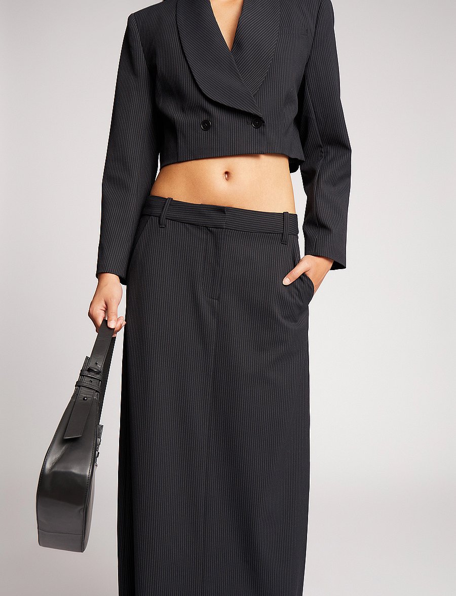 Munthe - SUTTLE - maxikjolar - black - 4