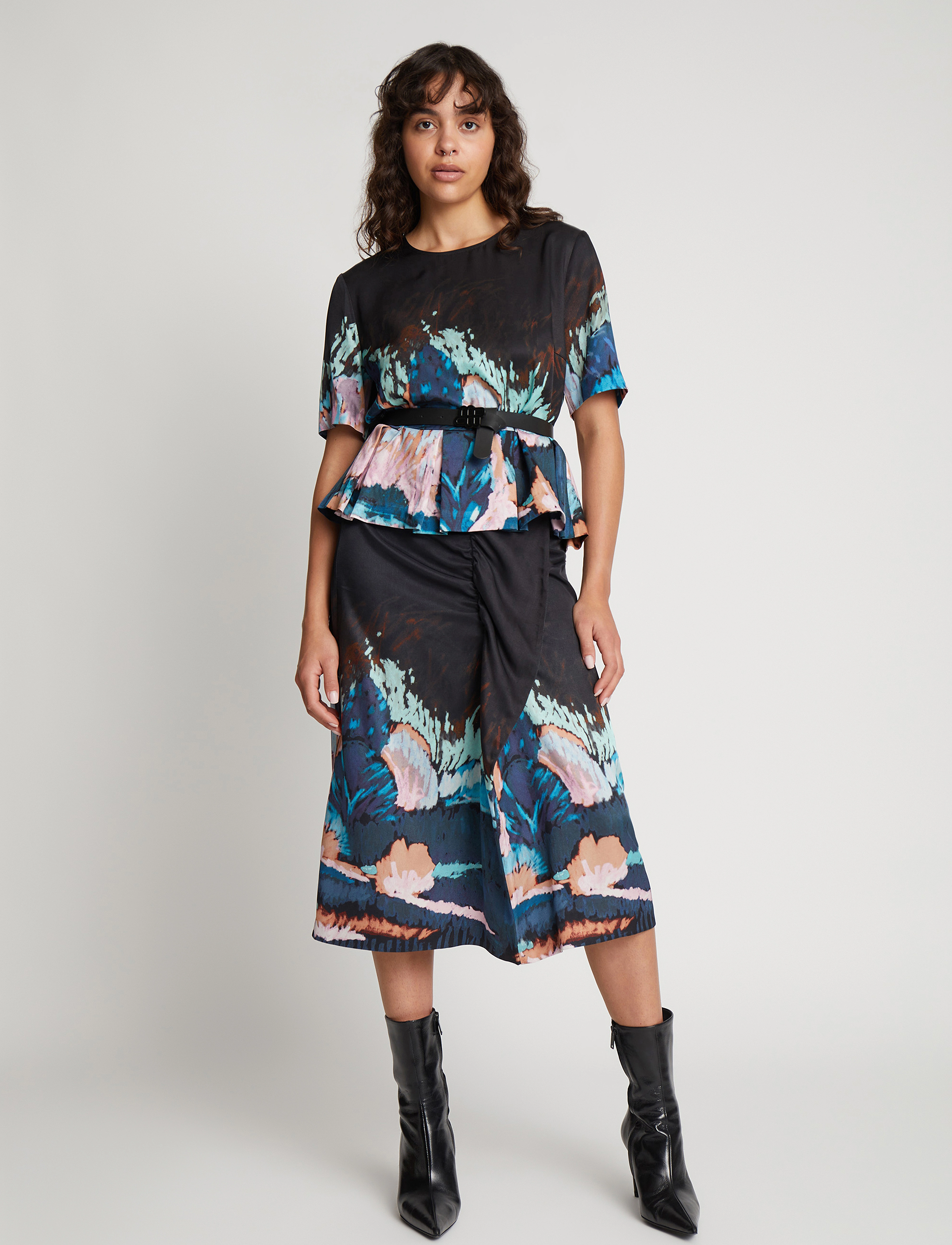 Munthe - SIGNA - midi-röcke - black - 5