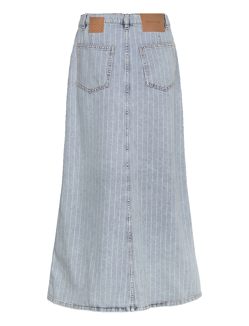 Munthe - SAIMA - jeansröcke - light blue - 2