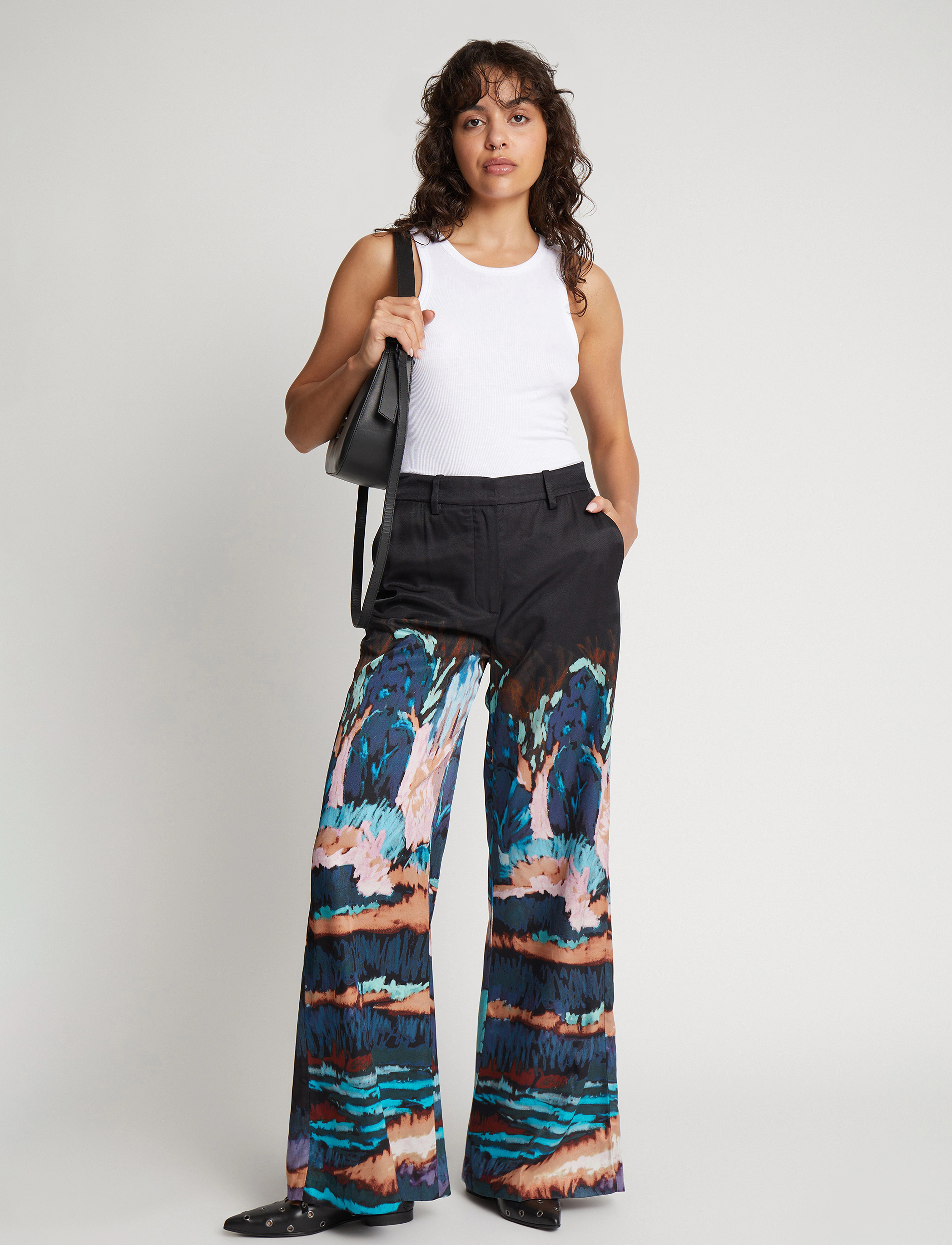 Munthe Eileen, 36, Trousers, Schwarz - Wide Leg, Frauen