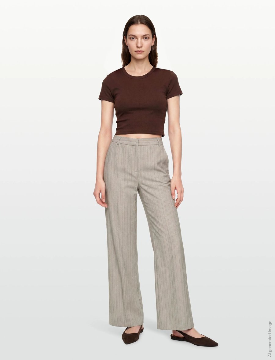 Munthe - EILEEN - habitbukser - grey - 0