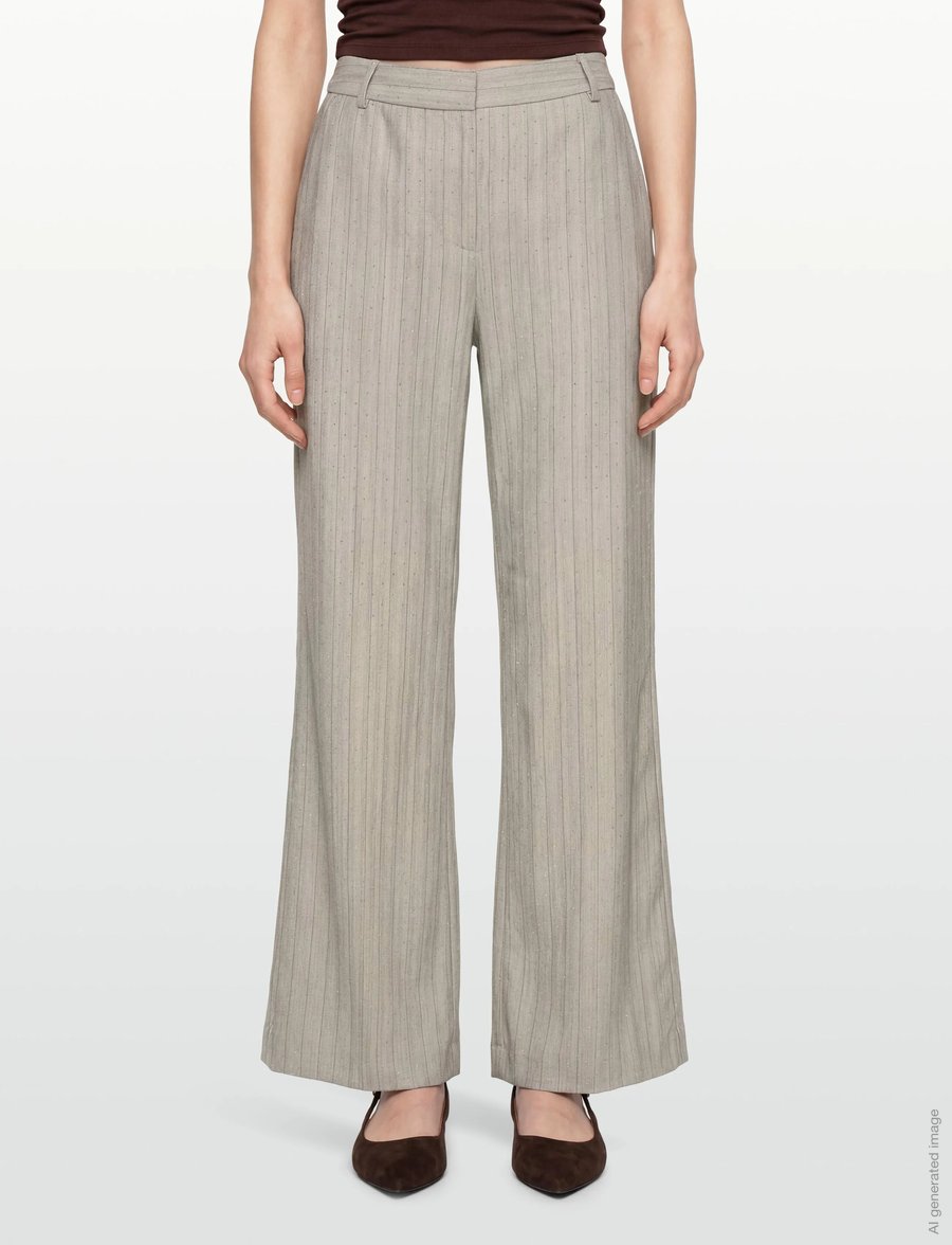 Munthe - EILEEN - habitbukser - grey - 3