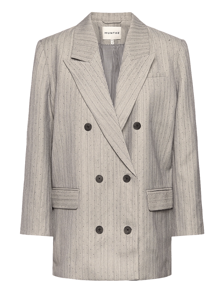 Munthe - SAIMAI - zweireihige blazer - grey - 1