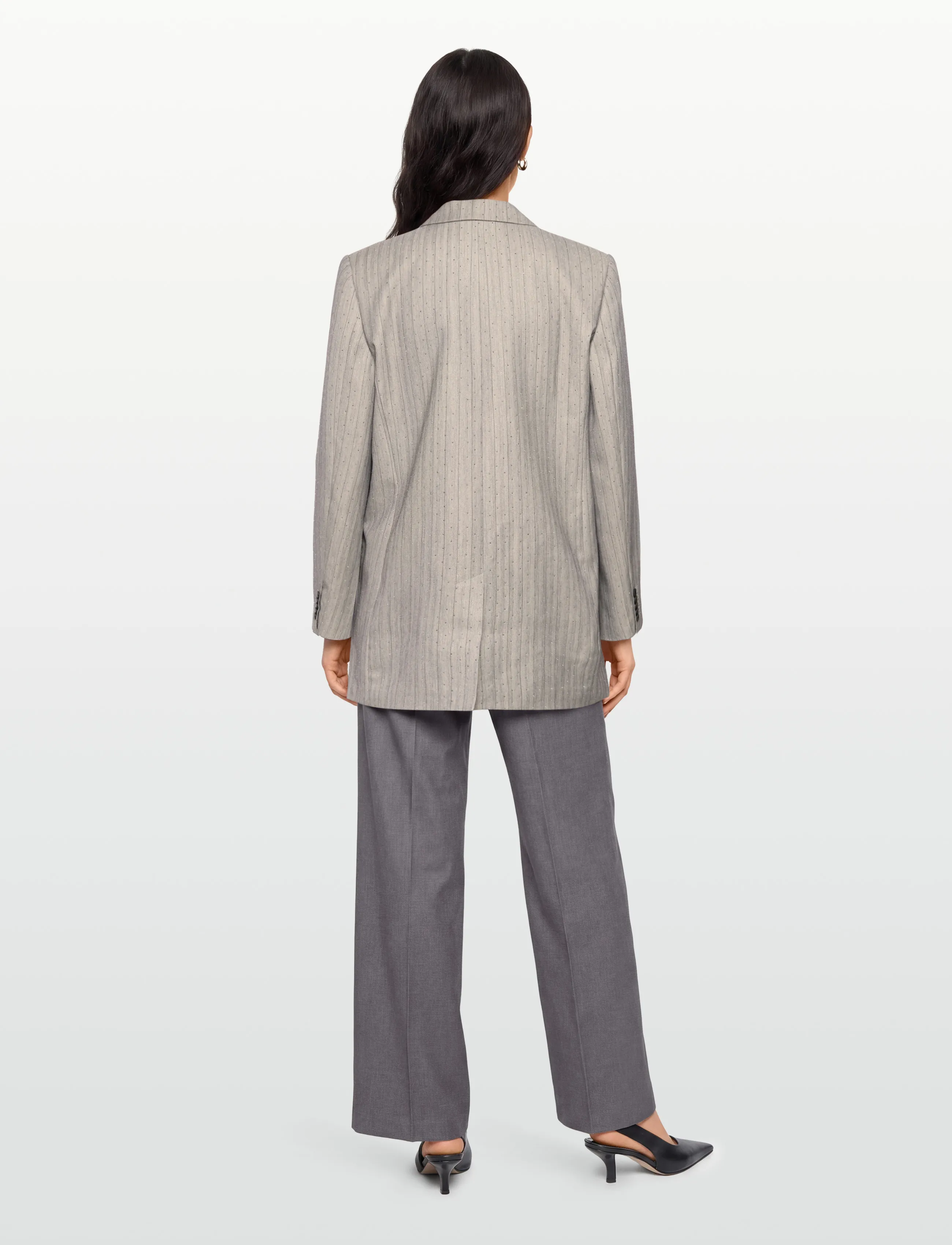 Munthe - SAIMAI - zweireihige blazer - grey - 4