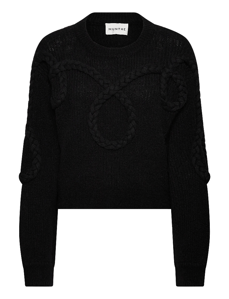 Munthe - SAKIRA - striktrøjer - black - 0