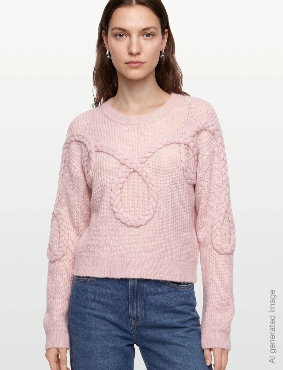Munthe - SAKIRA - striktrøjer - rose - 3