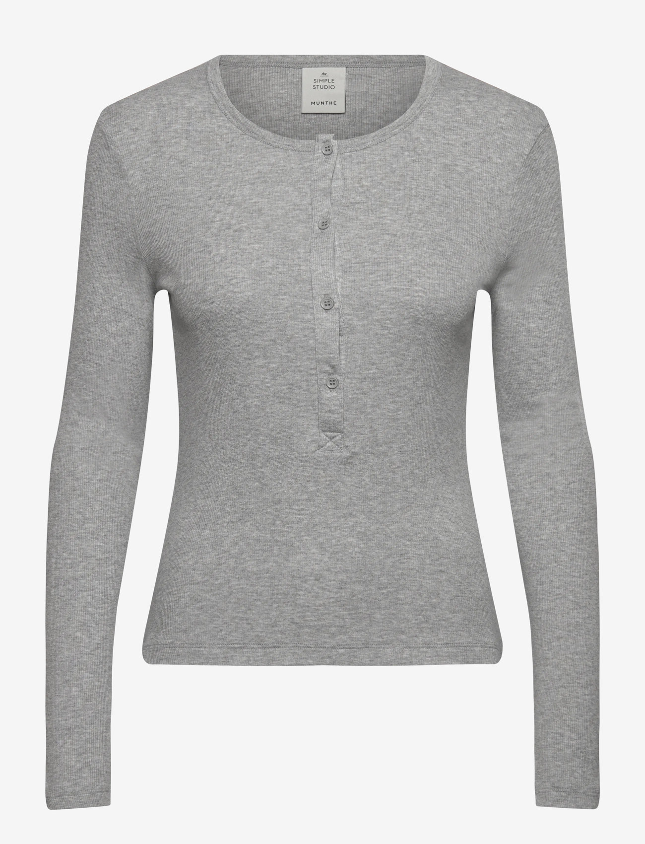 Munthe - GRACE - långärmade toppar - grey - 1