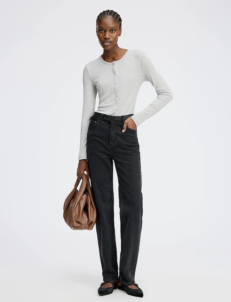 Munthe - GRACE - pikkade varrukatega alussärgid - grey - 0