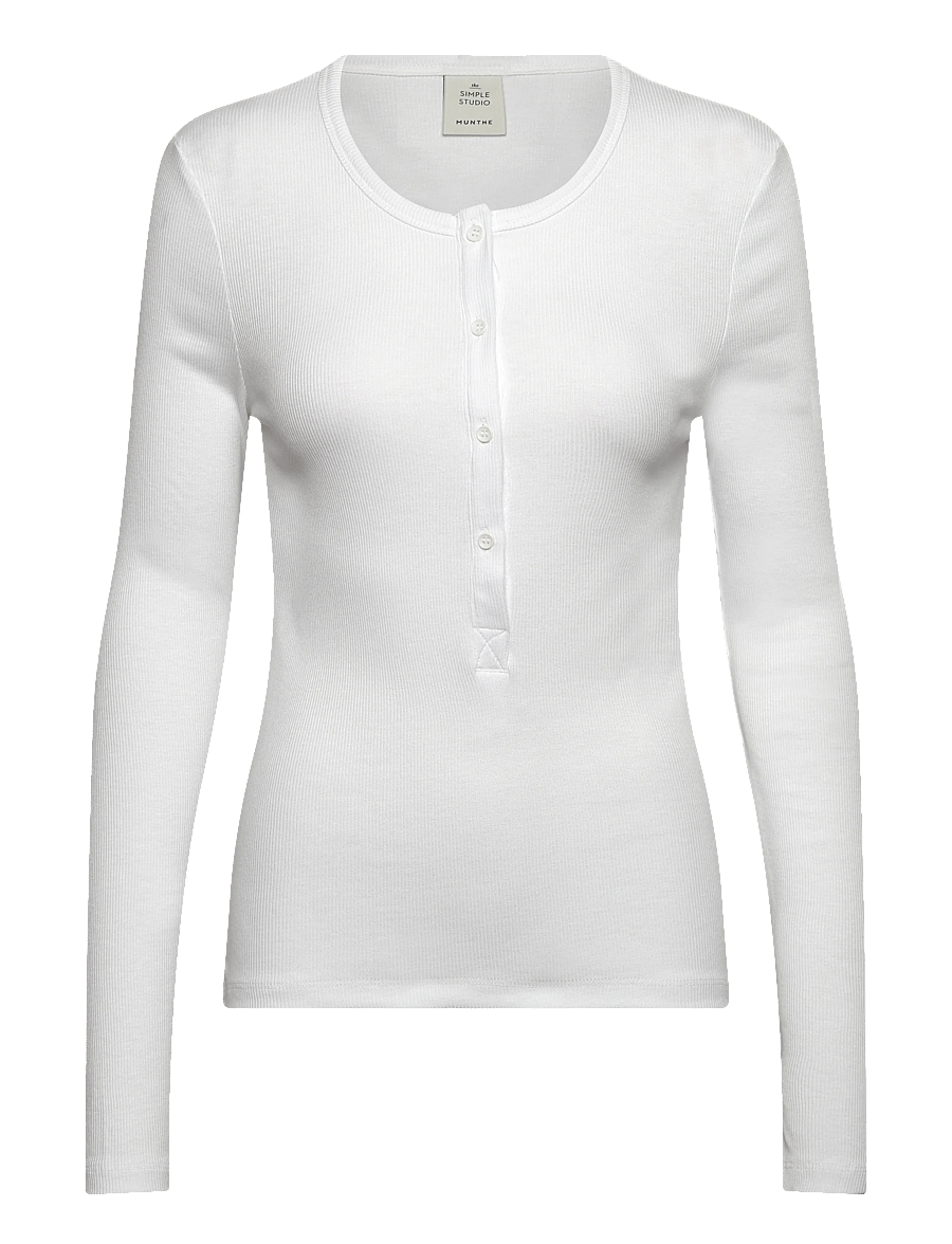 Munthe - GRACE - langärmlige tops - white - 1
