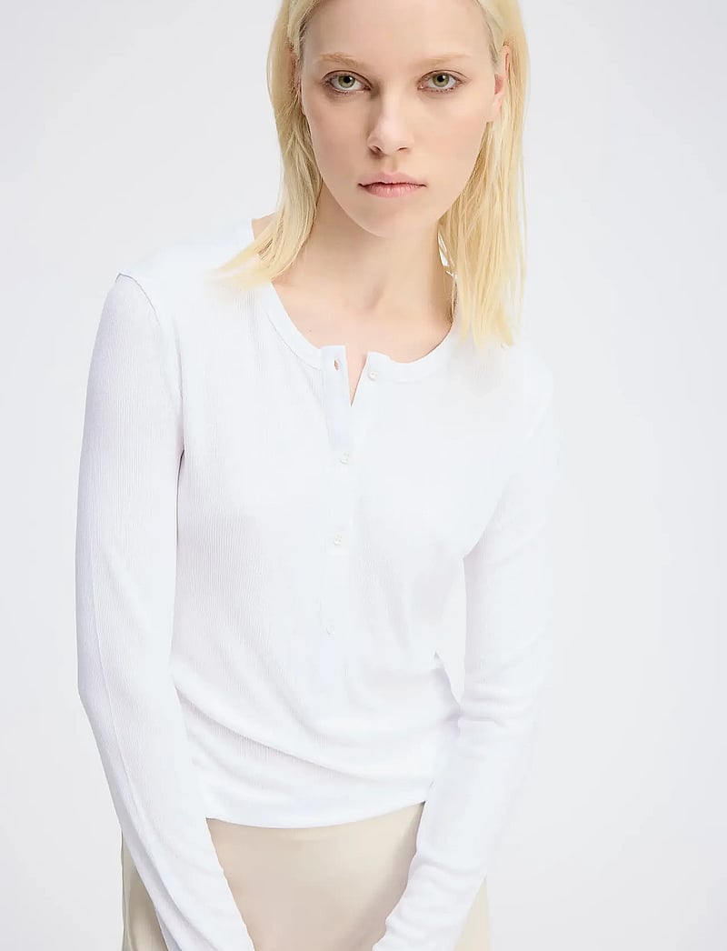 Munthe - GRACE - pikkade varrukatega alussärgid - white - 4