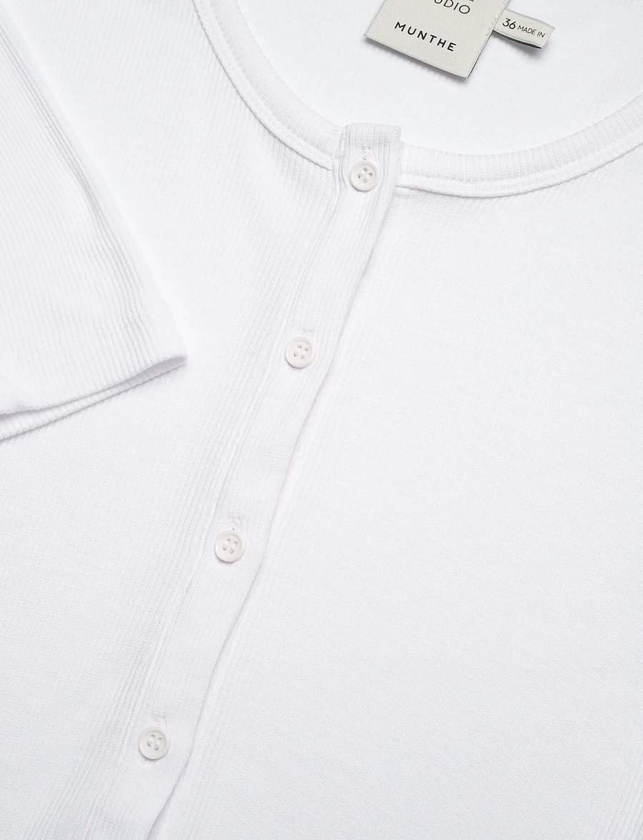 Munthe - GRACE - langärmlige tops - white - 5