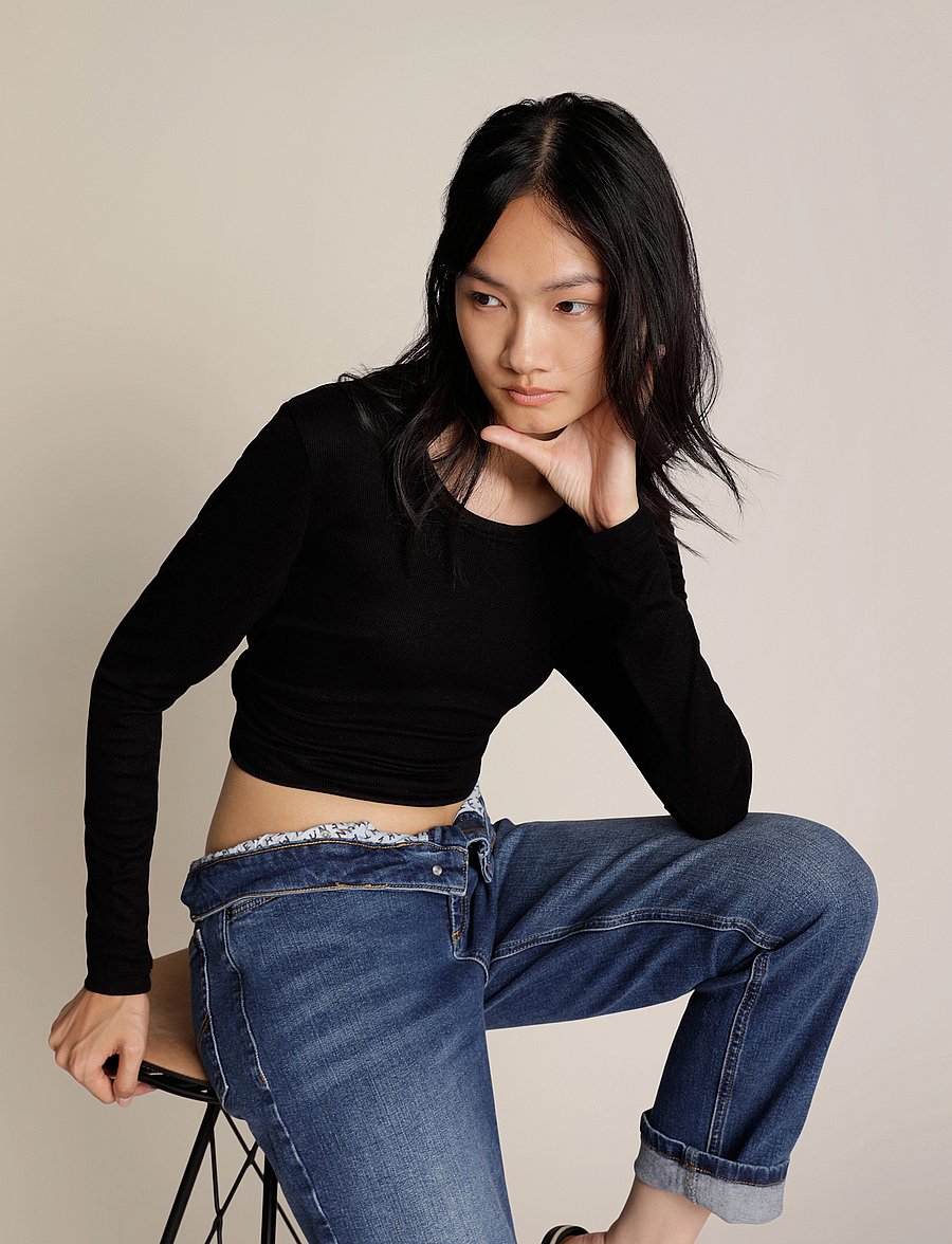Munthe - CUTEST - langärmlige tops - black - 4
