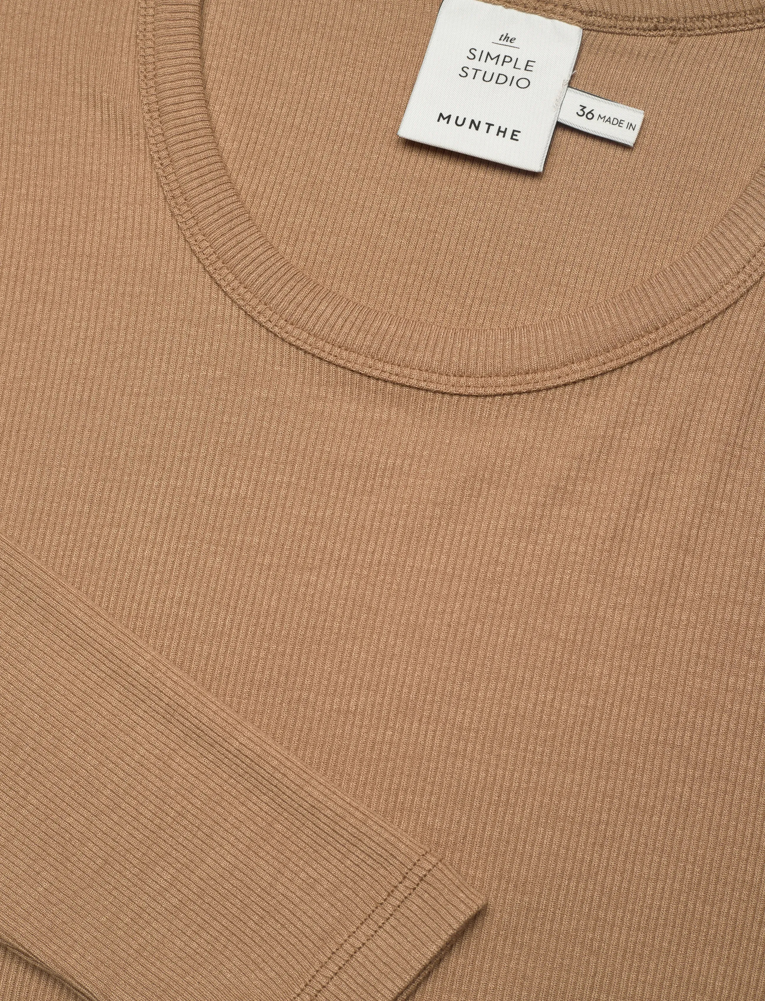 Munthe - CUTEST - långärmade toppar - camel - 2