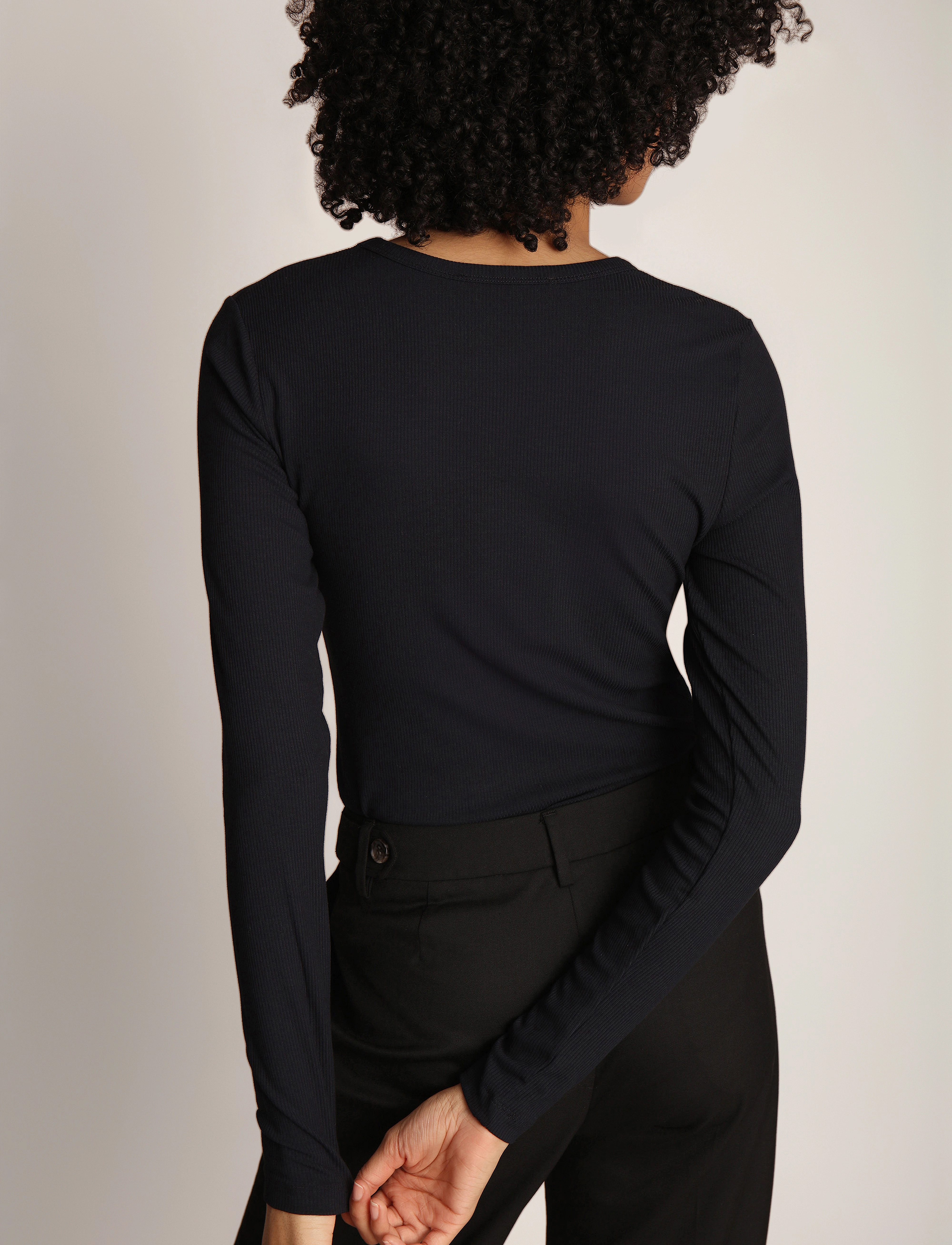 Munthe - CUTEST - långärmade toppar - navy - 4