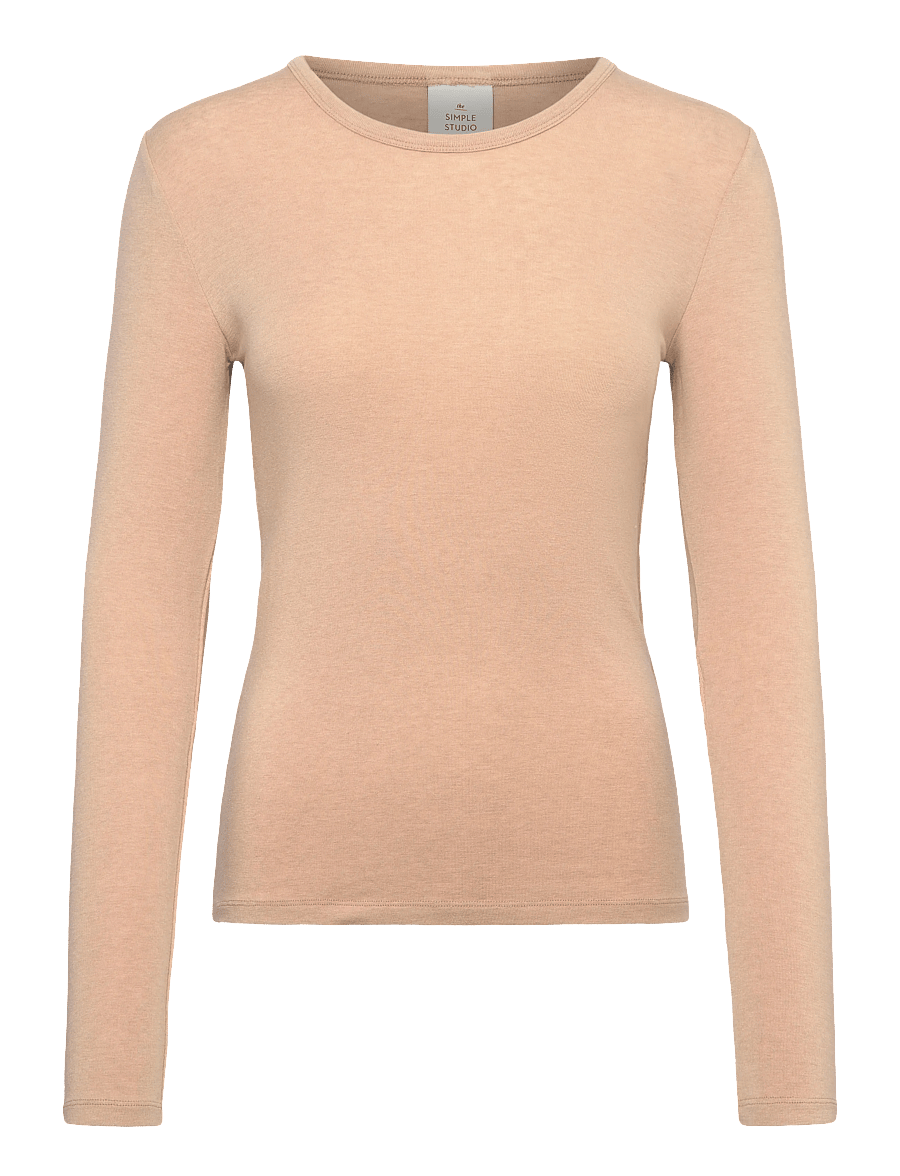 Munthe - LUTEST - långärmade toppar - sand - 1
