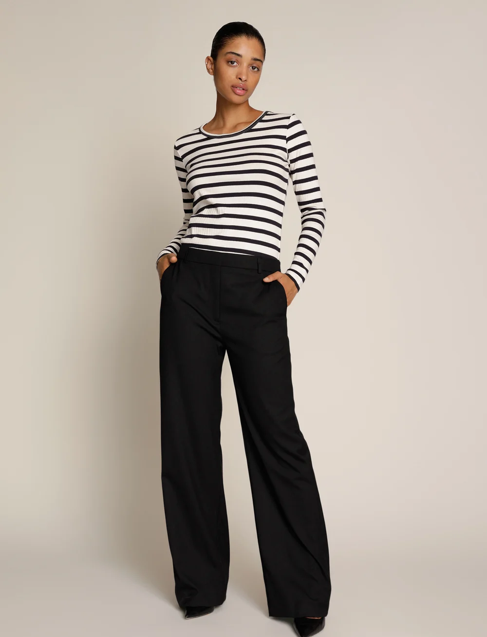 Munthe - JOTE - långärmade toppar - navy - 0