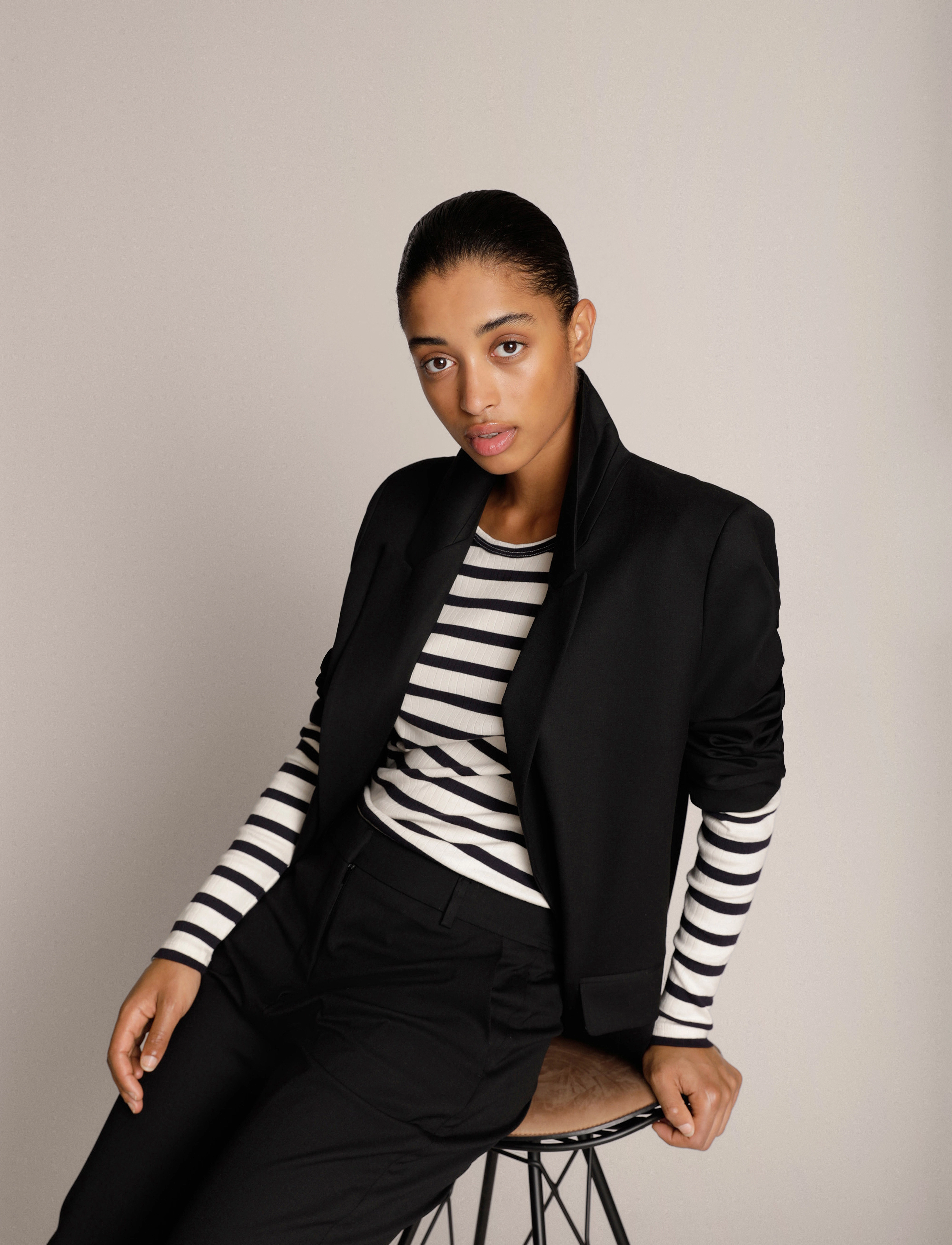 Munthe - JOTE - long-sleeved tops - navy - 4
