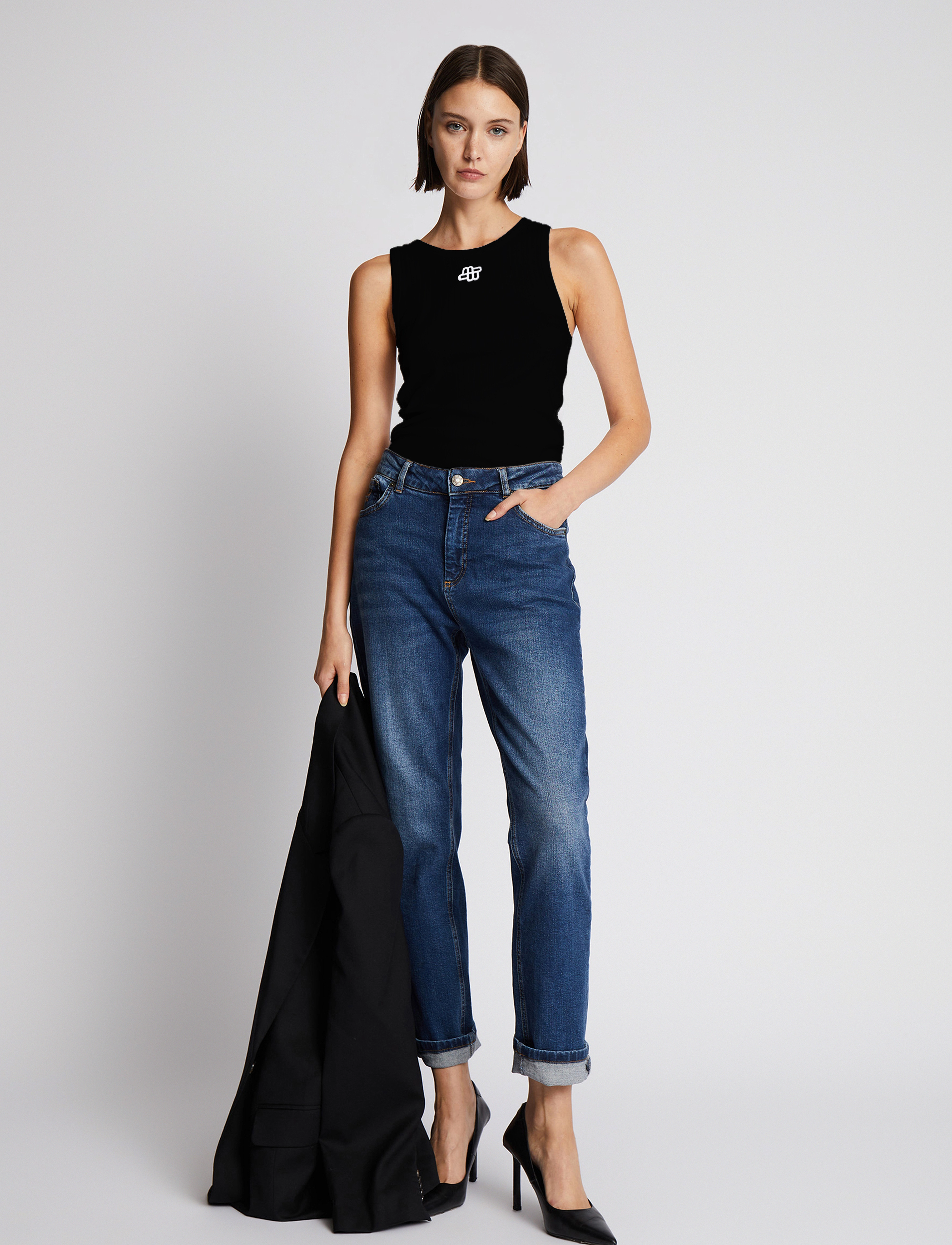 Munthe Tezza, 44, T-shirts & Oberteile, Schwarz - Sleeveless, Frauen