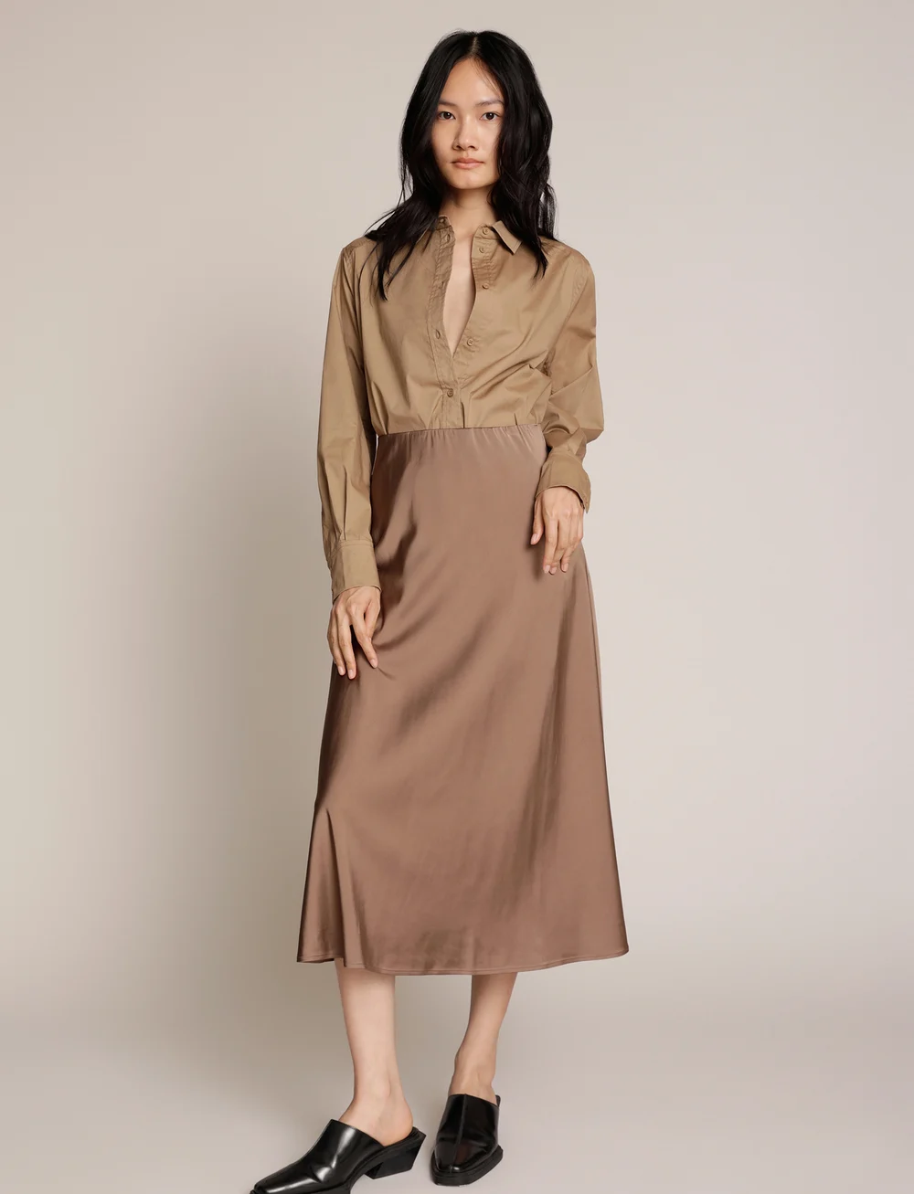 Munthe - BABE - midi nederdele - camel - 3