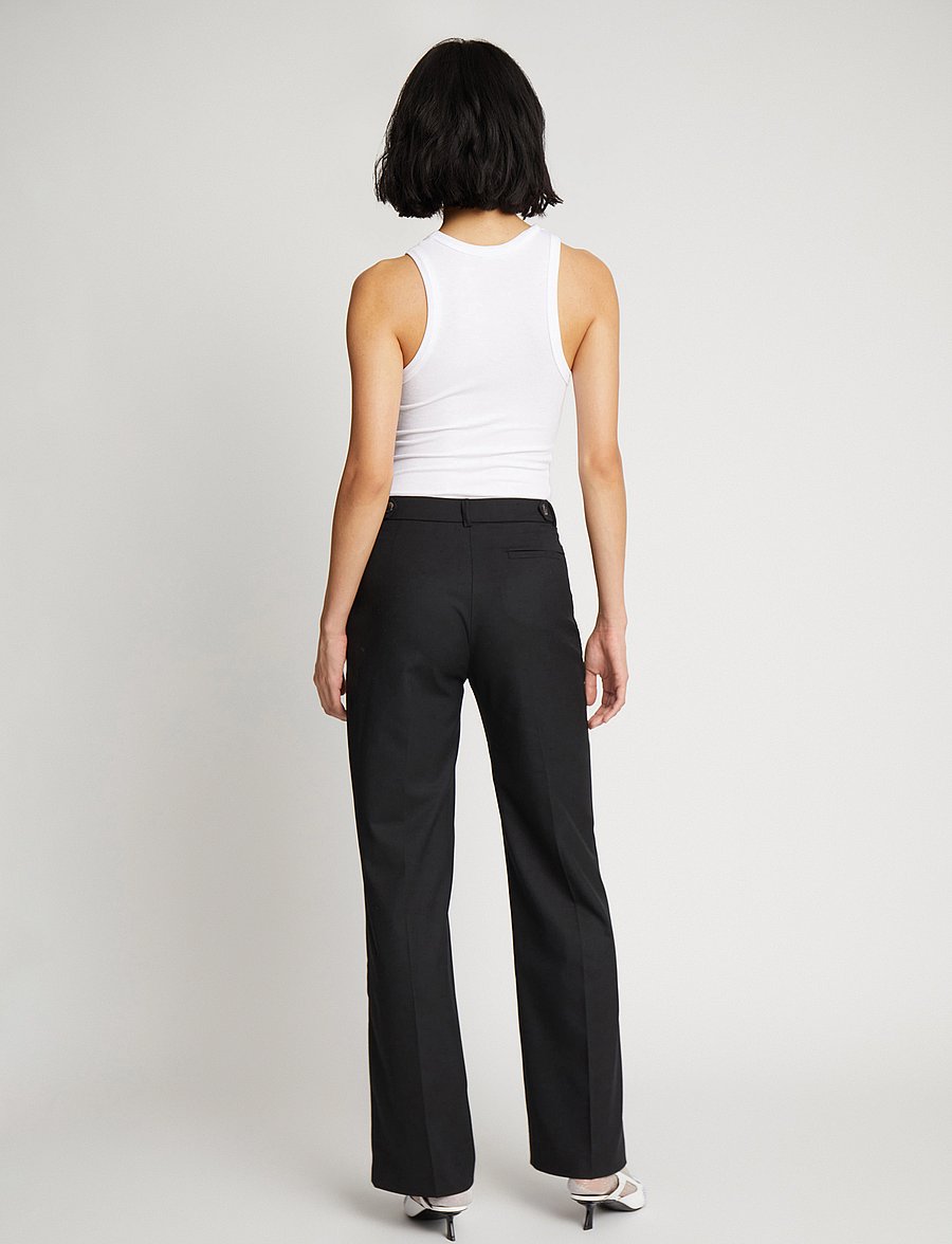 Munthe - SUMATRA - tailored trousers - black - 3